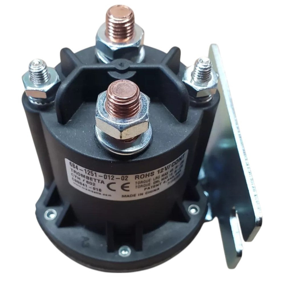 Trombetta 684-1251-012-02 PowerSeal Family 12 Volt DC Contactor Solenoid (Includes Hardware)