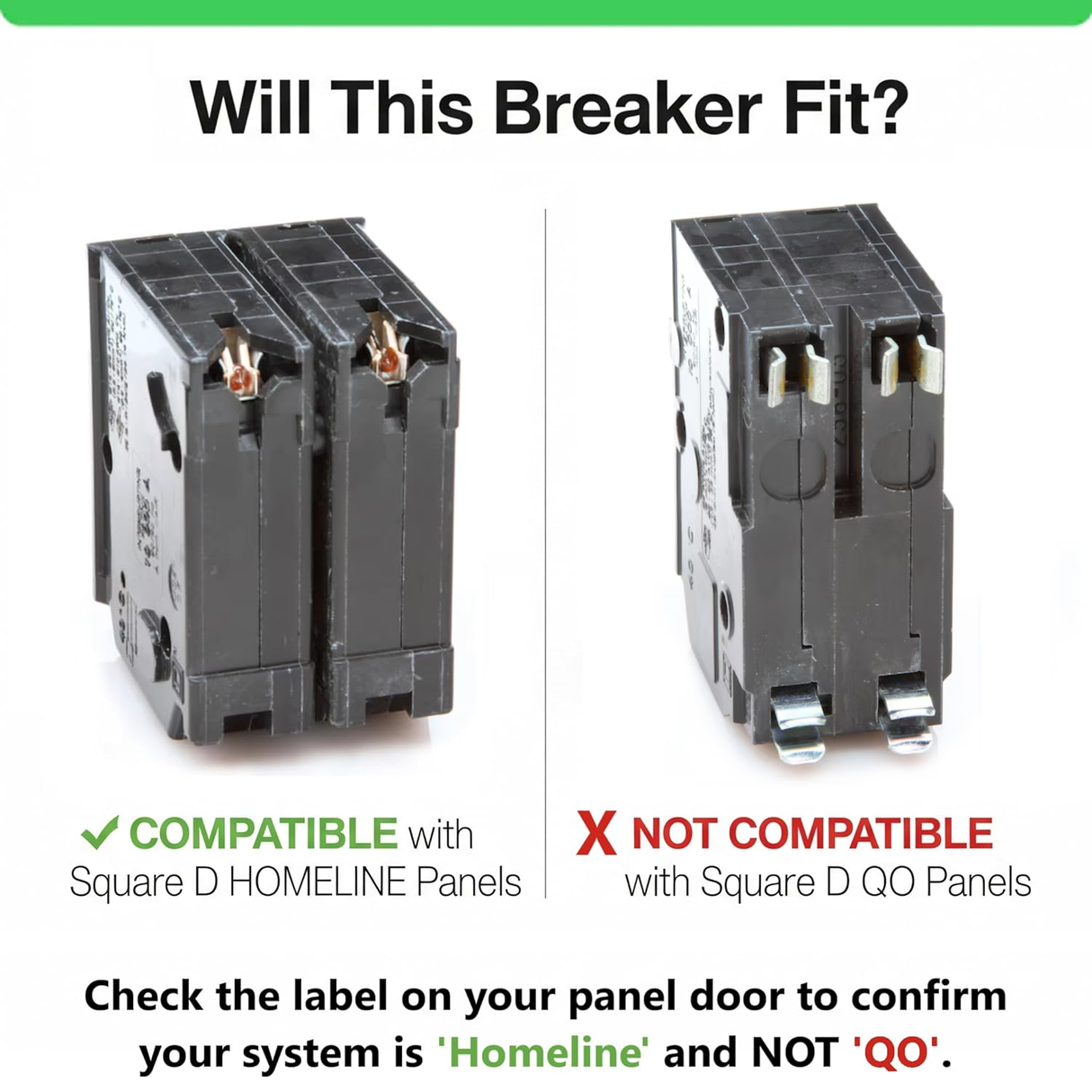 Square D Homeline 60 Amp Circuit Breaker - 2-Pole (HOM260)