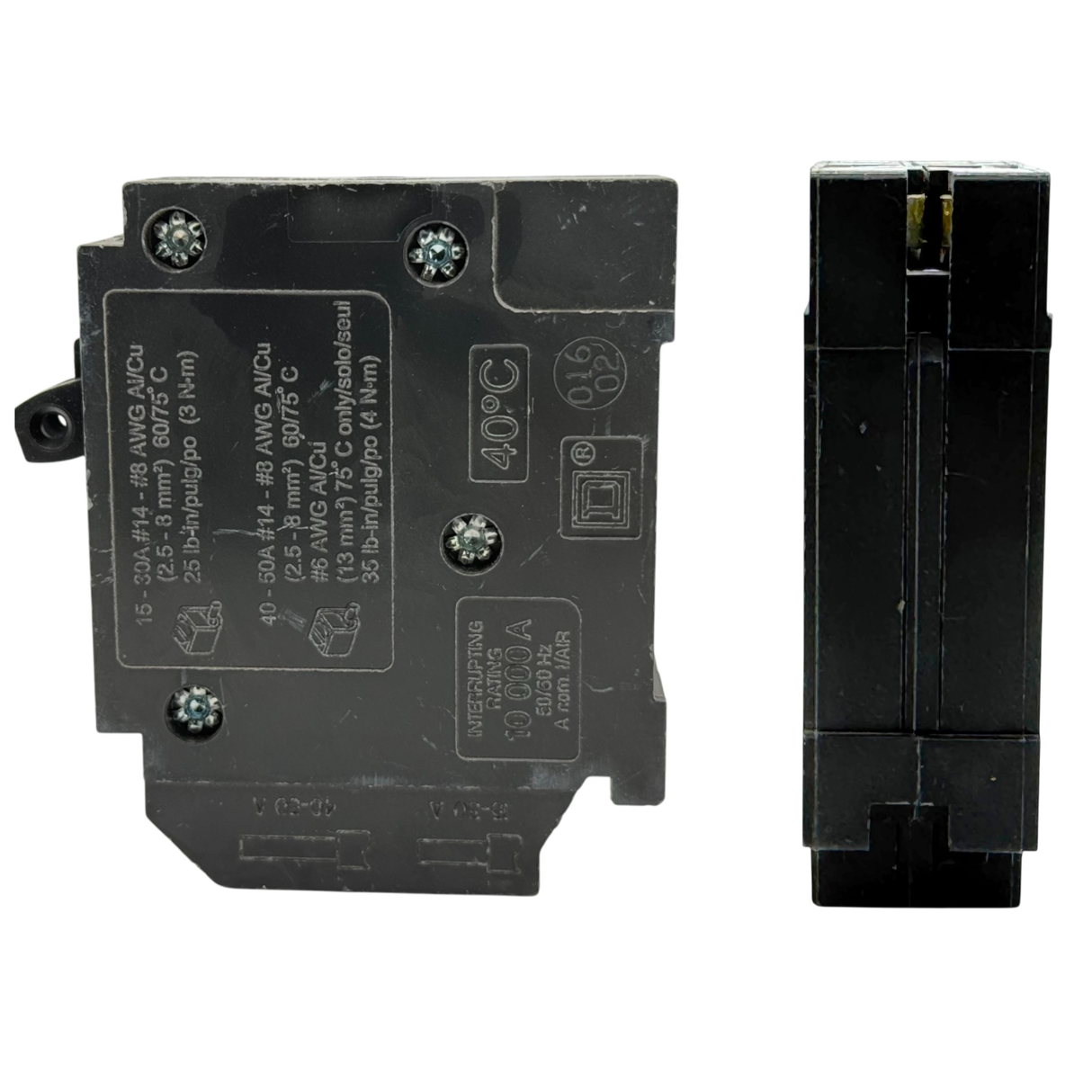 Square D Homeline Tandem 15/15 Amp Circuit Breaker - 1-Pole (HOMT1515)
