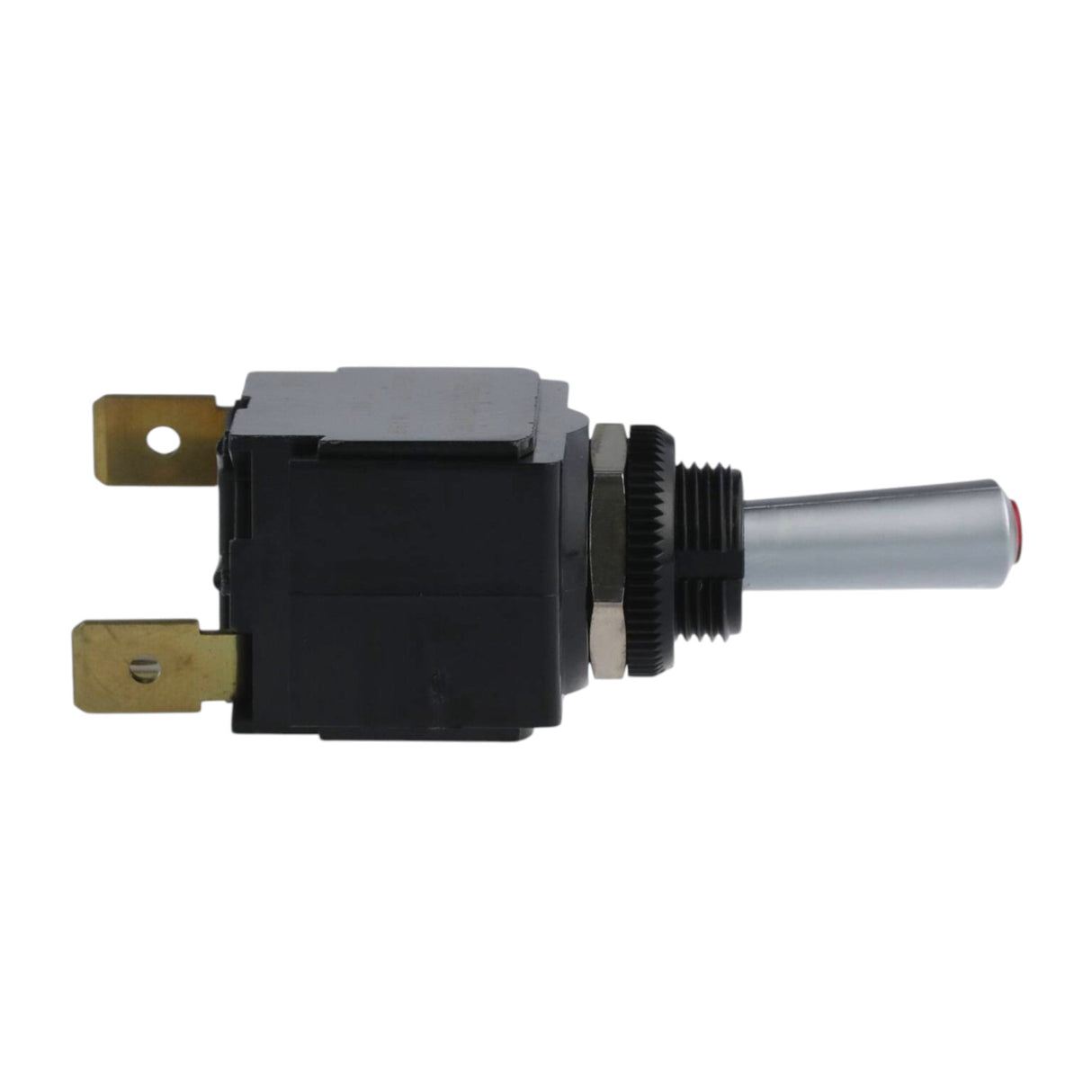 12V Waterproof Marine Toggle Rocker Switch Kit, Genuine OEM Carling Marine Grade SPST On-Off Maintained, Red Lighted 15A Heavy Duty 3-Pin Panel Sealed for Boat Dash & Automotive