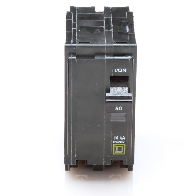 Square D QO250 – 50 Amp 50A Double Pole Plug-in QO Series Circuit Breaker