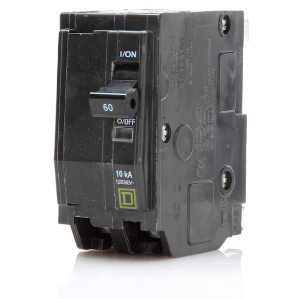 Square D QO260 – 60 Amp 60A Double Pole Plug-in QO Series Circuit Breaker
