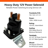 Cub Cadet 725-06153A 12V Starter Solenoid Kit XT1 XT2 RZT ZT1 ZT2 LT1 MTD Troy