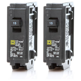 Square D Homeline 15 Amp Circuit Breaker - 1-Pole (HOM115)