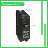 Square D Homeline 20 Amp Circuit Breaker - 1-Pole (HOM120)