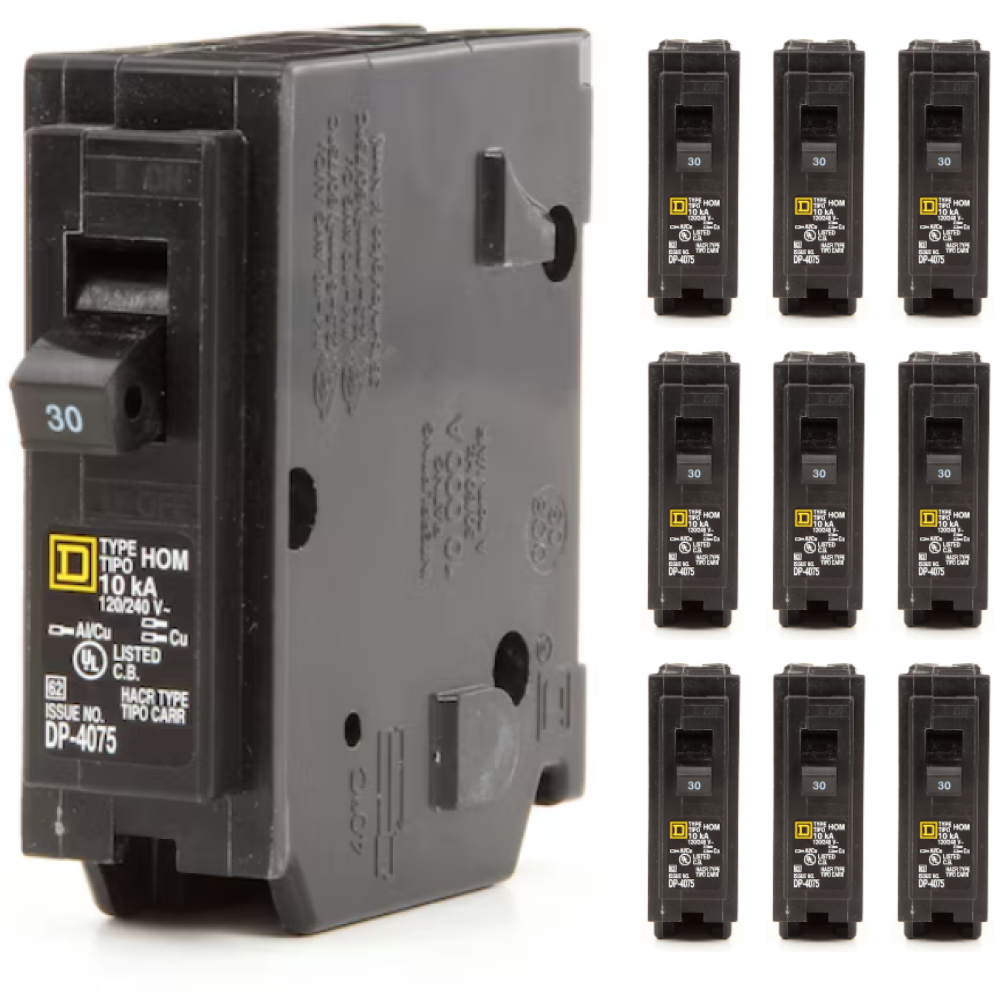 Square D Homeline 30 Amp Circuit Breaker - 1-Pole (HOM130)