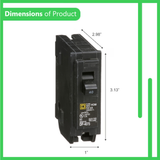 Square D Homeline 40 Amp Circuit Breaker - 1-Pole (HOM140)