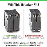 Square D Homeline 60 Amp Circuit Breaker - 2-Pole (HOM260)