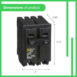 Square D Homeline 60 Amp Circuit Breaker - 2-Pole (HOM260)