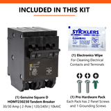 Square D Homeline Quadplex 30/30 Amp Circuit Breaker - 2-Pole (HOMT230230)