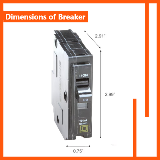 Square D QO 20 Amp Circuit Breaker - 1-Pole (QO120)
