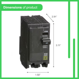 Square D QO 40 Amp Circuit Breaker - 2-Pole (QO240)