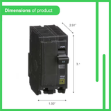 Square D QO 60 Amp Circuit Breaker - 2-Pole (QO260)